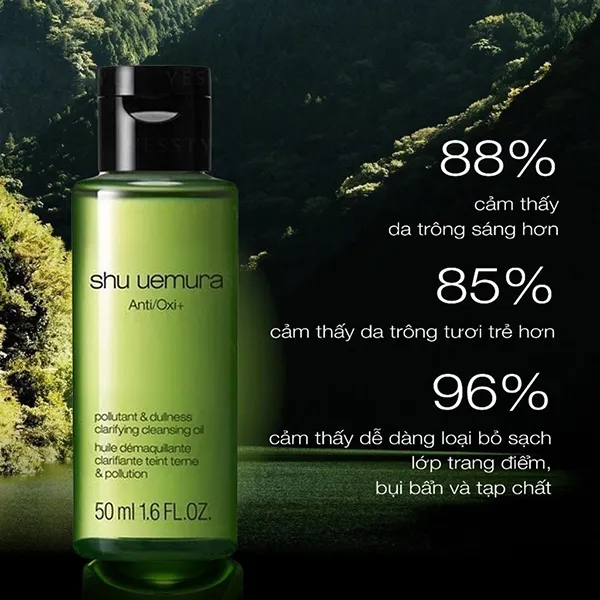 Dầu Tẩy Trang Trẻ Hóa Da Shu Uemura Anti/Oxi+ Skin Refining Anti-Dullness Cleansing Oil 50ml