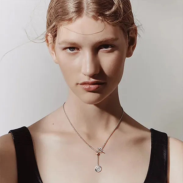 Dây Chuyền Hermès Ex-Libris Pendant Màu Bạc