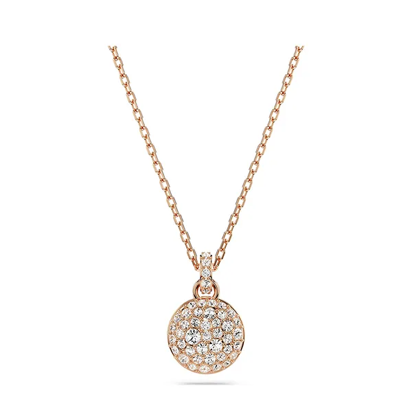 Dây Chuyền Nữ Swarovski Meteora Pendant White, Rhodium Plated 5683446 Màu Vàng Hồng