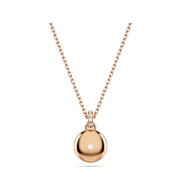 Dây Chuyền Nữ Swarovski Meteora Pendant White, Rhodium Plated 5683446 Màu Vàng Hồng