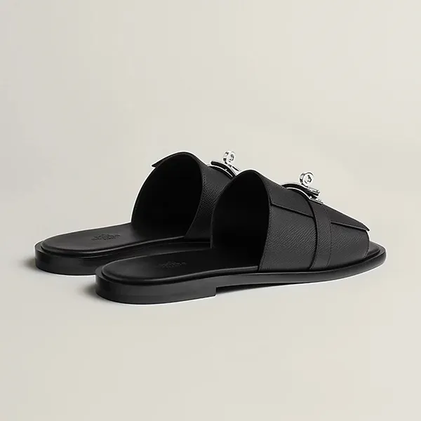 Dép Hermès HM Gabriel Sandal Noir Màu Đen Size 41