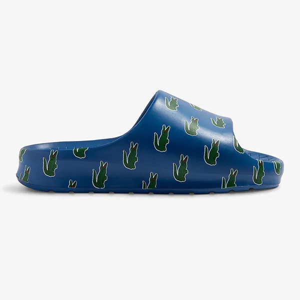 Dép Nam Lacoste Men's Serve Slide 2.0 Color-Pop Slides 46CMA0043 253 Màu Xanh Đậm Size 6