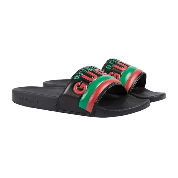 Dép Nam Gucci Men's Original Slide Sandal Màu Đen Size 7