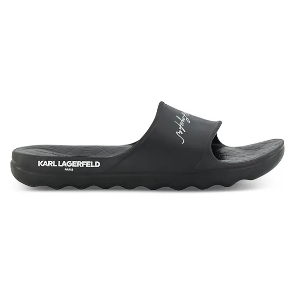 Dép Nam Karl Lagerfeld Men's One Piece Eva Pool Slide Sandal Màu Đen Size 40