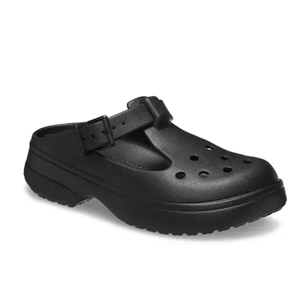 Dép Nữ Crocs Sandal Women Classic Mary Jane Clog - Comfort™ Lightweight Flexible 360-degree Comfort Black Màu Đen Size 4