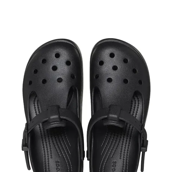 Dép Nữ Crocs Sandal Women Classic Mary Jane Clog - Comfort™ Lightweight Flexible 360-degree Comfort Black Màu Đen Size 4