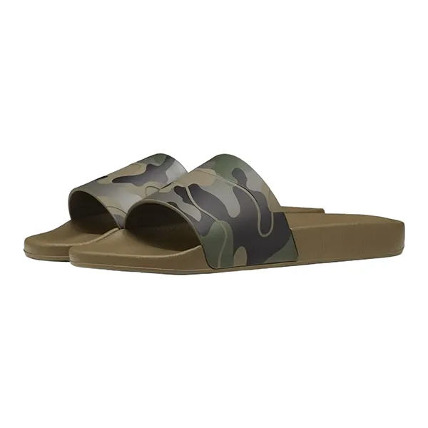 Dép Valentino Camouflage Rubber Slider Sandal Màu Xanh Green Size 41