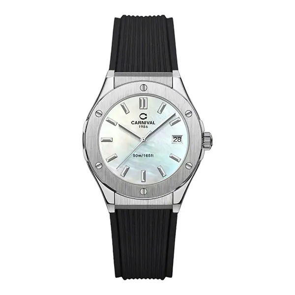 Đồng Hồ Nữ Carnival 8168L-VT-DCS-TK Đen