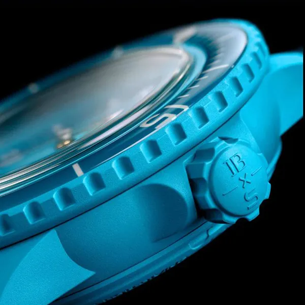 Đồng Hồ Nam Blancpain X Swatch Blue Lagoon SO35L400 Màu Xanh Dương