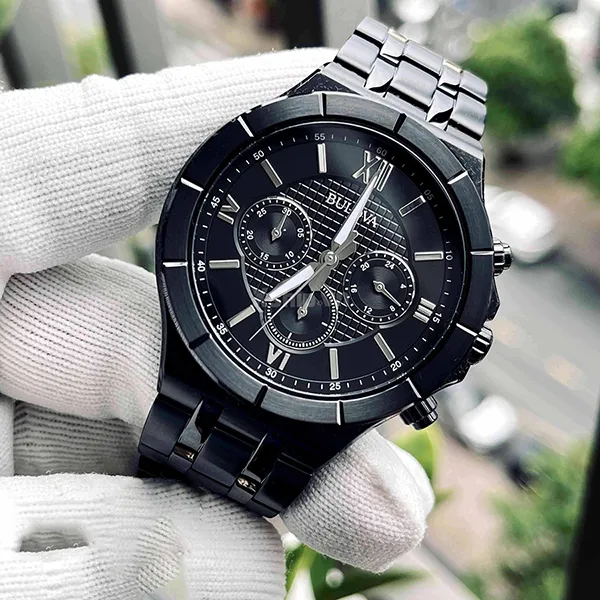 Đồng Hồ Nam Bulova Men Classic 98A242 Màu Đen