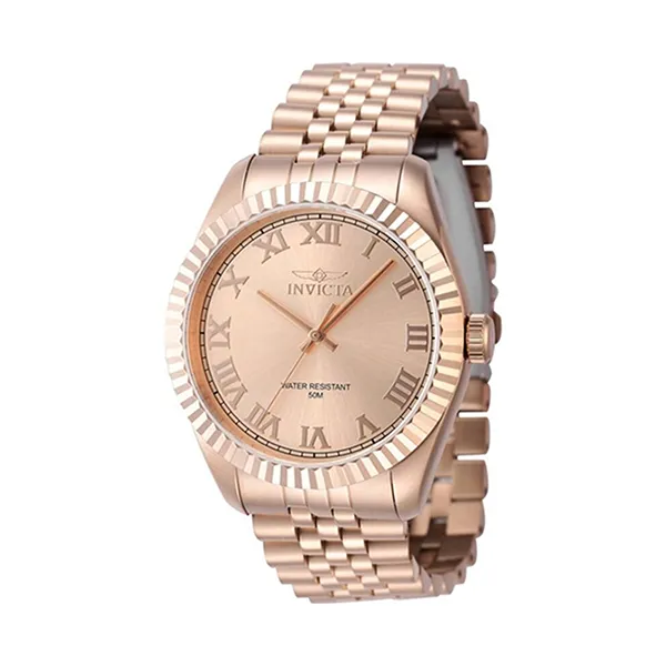 Đồng Hồ Nam Invicta Men Watch Specialty Quartz Rose Gold Stainless Steel Bracelet 47407 Màu Vàng Hồng