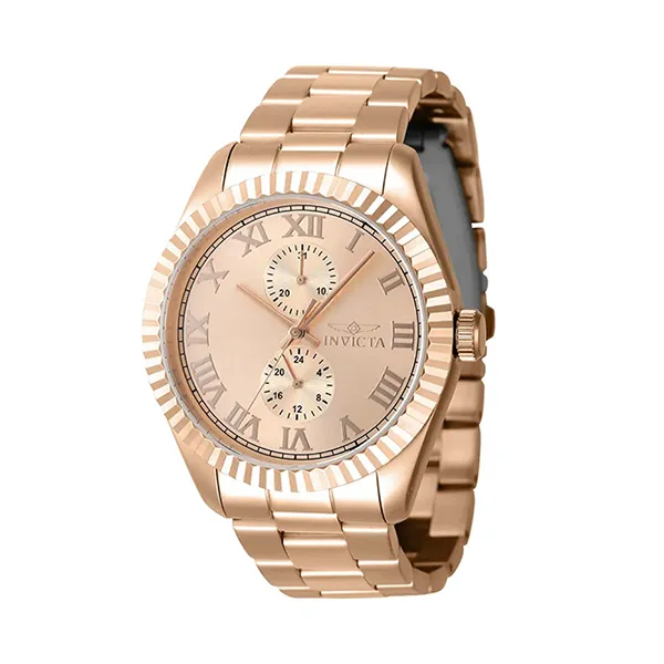 Đồng Hồ Nam Invicta Specialty GMT Quartz 47433 Vàng Hồng