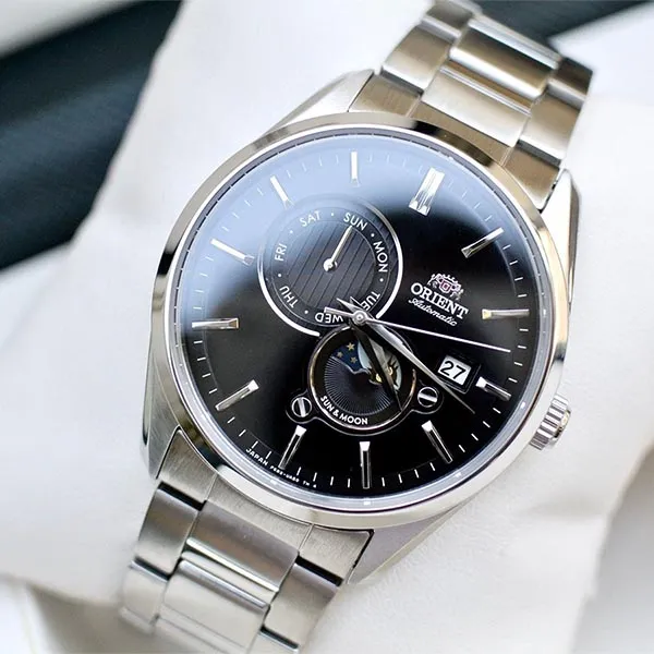 Đồng Hồ Nam Orient Sun And Moon Gen 5 RA-AK0307B10B Màu Đen