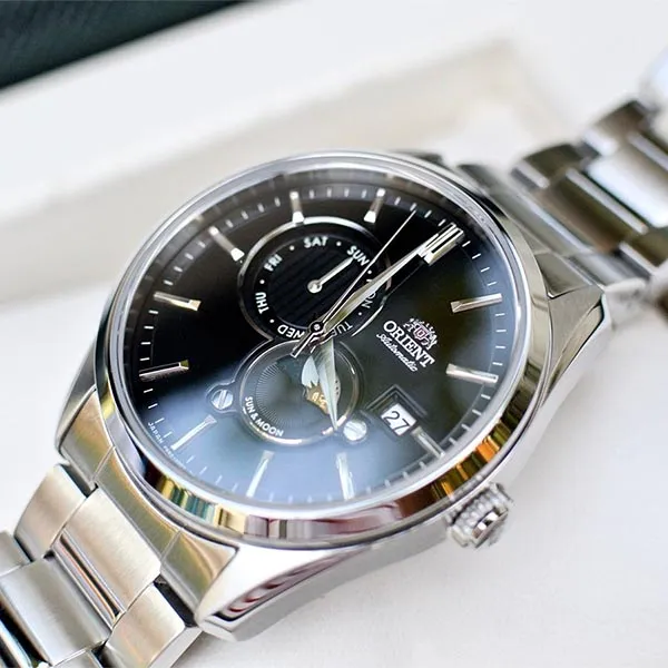 Đồng Hồ Nam Orient Sun And Moon Gen 5 RA-AK0307B10B Màu Đen