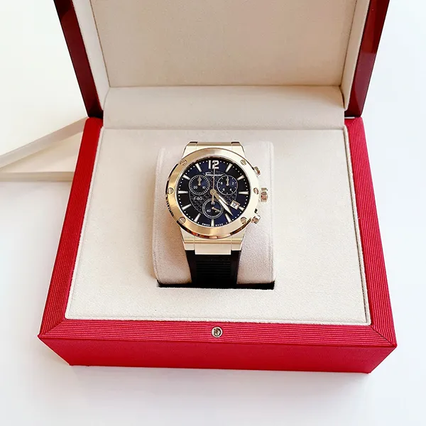 Đồng Hồ Nam Salvatore Ferragamo F-80 FIJ00720 Màu Xanh Vàng