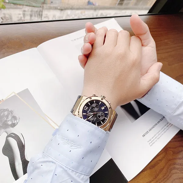 Đồng Hồ Nam Salvatore Ferragamo F-80 FIJ00720 Màu Xanh Vàng