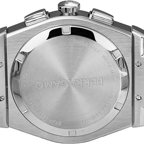 Đồng Hồ Nam Salvatore Ferragamo Men's Casual Watch Silver Bracelet Type SFMR01524 Màu Xanh Bạc