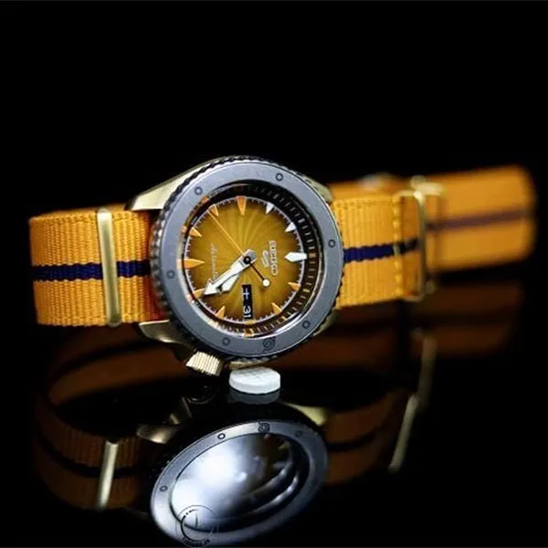 Đồng Hồ Nam Seiko 5 Sport Naruto X Boruto Special Edition SRPF70K1 (SRPF70) Màu Vàng Nâu