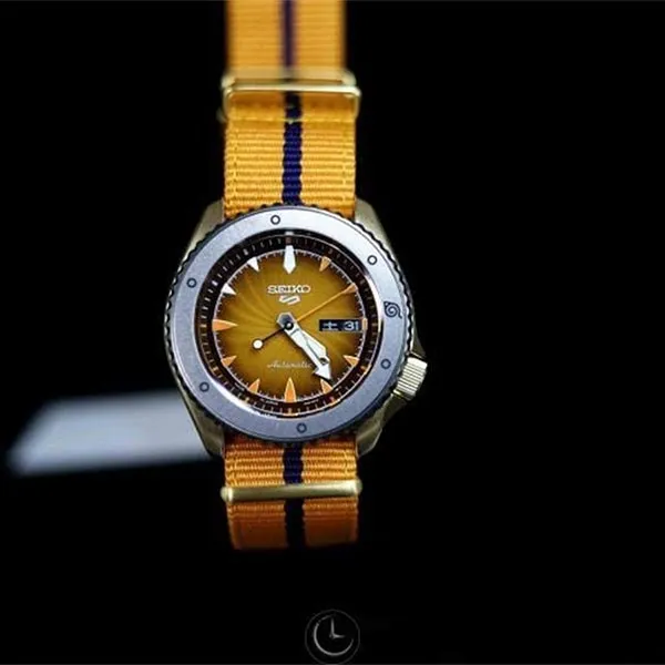 Đồng Hồ Nam Seiko 5 Sport Naruto X Boruto Special Edition SRPF70K1 (SRPF70) Màu Vàng Nâu