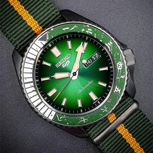 Đồng Hồ Nam Seiko 5 Sport Naruto X Boruto Special Edition SRPF73K1 (SRPF73) Màu Xanh Green