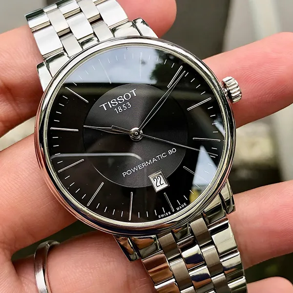 Đồng Hồ Nam Tissot Carson T122.407.11.051.00 Màu Đen Bạc