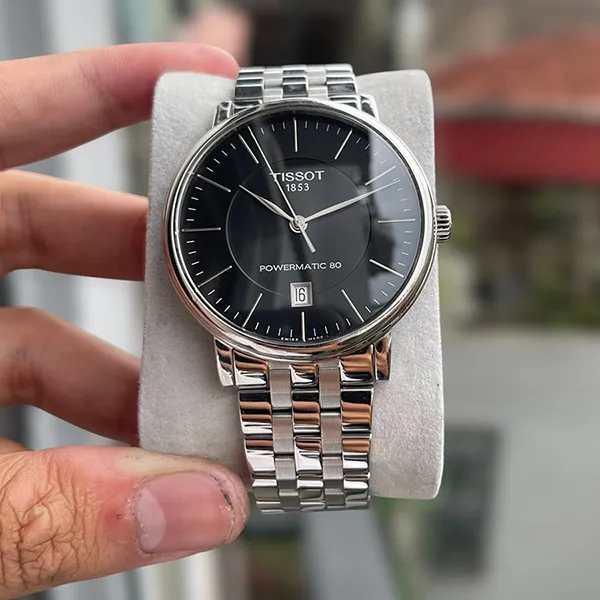 Đồng Hồ Nam Tissot Carson T122.407.11.051.00 Màu Đen Bạc