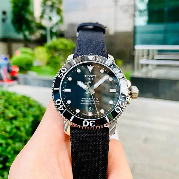 Đồng Hồ Nam Tissot Seastar 1000 Powermatic Watch T120.407.17.051.00 Màu Đen