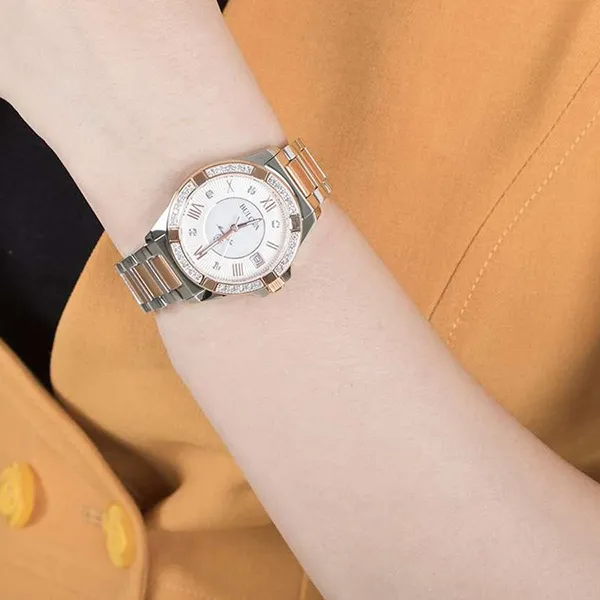 Đồng Hồ Nữ Bulova Marine Star 98R234 32mm Màu Demi (Vàng Hồng – Bạc)