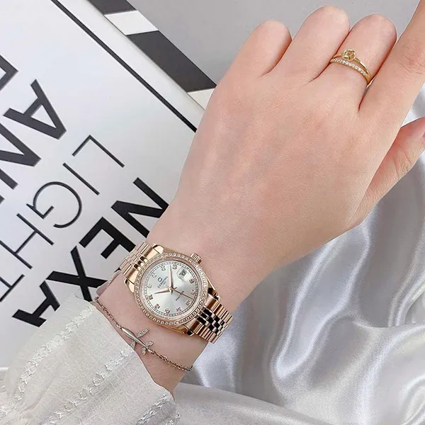 Đồng Hồ Nữ Carnival Watch 8131L2-VH-T Màu Vàng Hồng