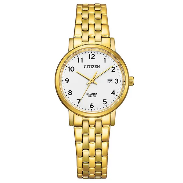 Đồng Hồ Nữ Citizen Classic Gold Tone Quartz EU6093 56A Vàng