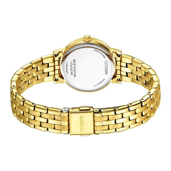 Đồng Hồ Nữ Citizen Classic Gold Tone Quartz EU6093 56A Vàng