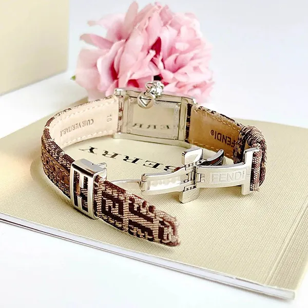 Đồng Hồ Nữ Fendi Classics F718342DC Màu Nâu Trắng