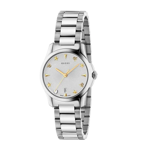 Đồng Hồ Nữ Gucci G-Timeless YA126572 Màu Bạc