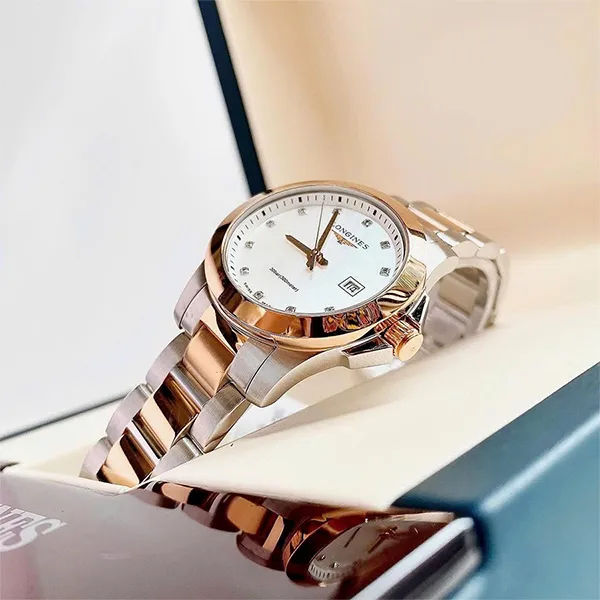 Đồng Hồ Nữ Longines Quartz L3.376.3.88.7 Màu Vàng Gold