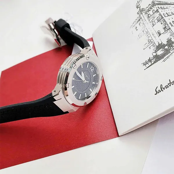 Đồng Hồ Nữ Salvatore Ferragamo F-80 FIG020015 Màu Đen Bạc