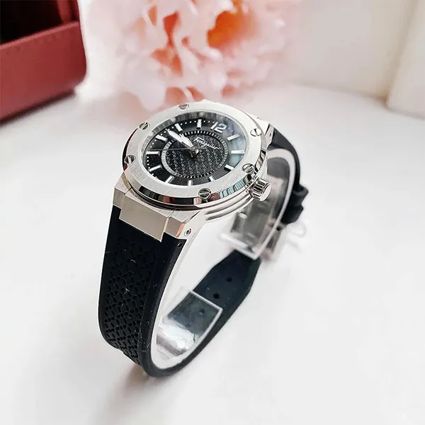 Đồng Hồ Nữ Salvatore Ferragamo F-80 FIG020015 Màu Đen Bạc