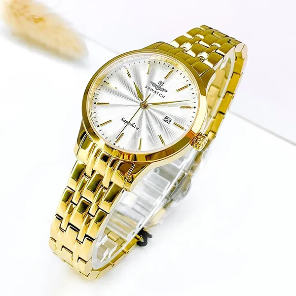 Đồng Hồ Nữ SRWATCH Timepiece TE SL1076.1402TE Màu Vàng Gold