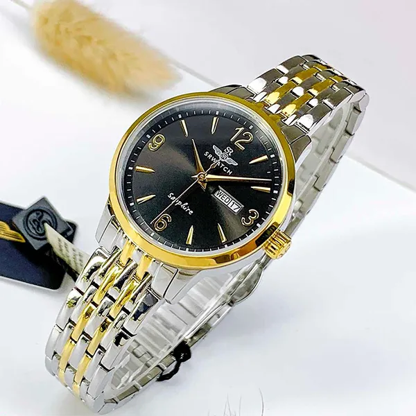 Đồng Hồ Nữ SRWATCH Timepiece TE SL1903.1201TE Màu Bạc Đen