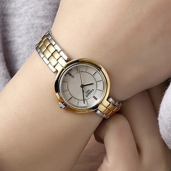 Đồng Hồ Nữ Tissot Flamingo T094.210.22.111.01 Màu Vàng