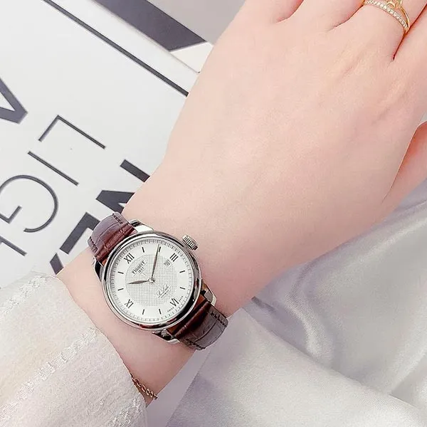 Đồng Hồ Nữ Tissot Le Locle T006.207.16.038.00 (T0062071603800) Màu Nâu - Trắng