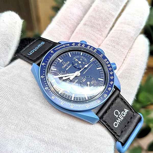 Đồng Hồ Omega Mission To Neptune SO33N100 Màu Xanh Blue
