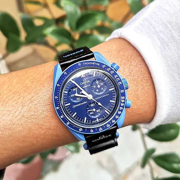 Đồng Hồ Omega Mission To Neptune SO33N100 Màu Xanh Blue
