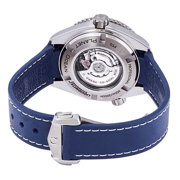 Đồng Hồ Omega Planet Ocean Co-Axial Blue Dial Mid-size Titanium Watch 232.92.38.20.03.001 Màu Xanh Blue