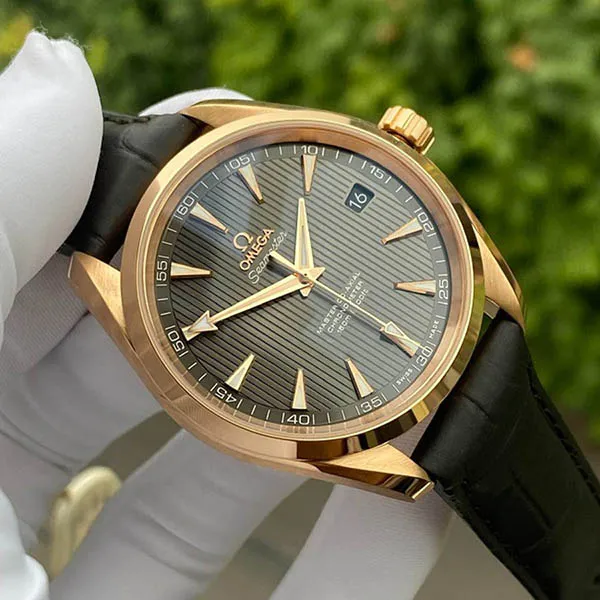 Đồng Hồ Nam Omega Seamaster Aqua Terra Watch 231.53.42.21.06.002 Màu Vàng Hồng