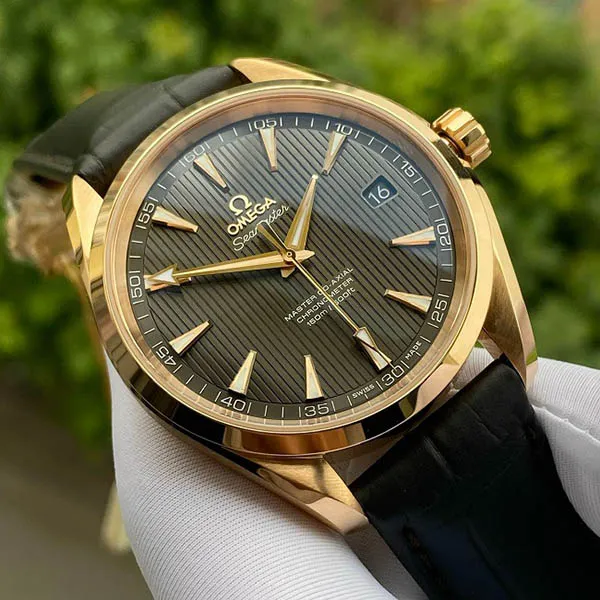 Đồng Hồ Nam Omega Seamaster Aqua Terra Watch 231.53.42.21.06.002 Màu Vàng Hồng