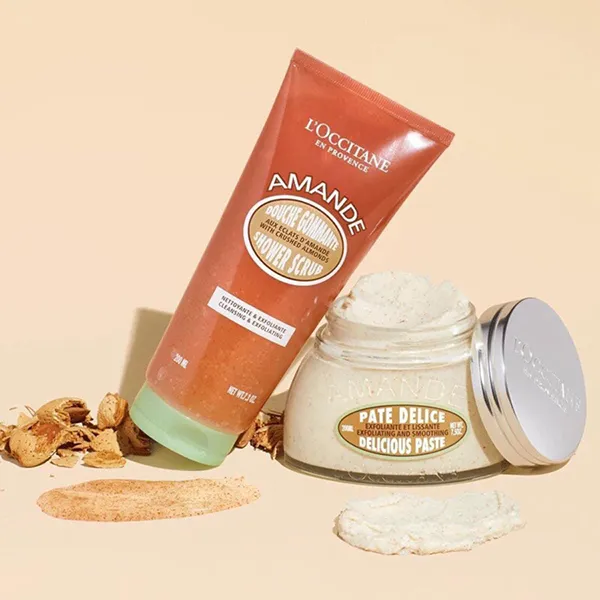 Gel Tắm Tẩy Tế Bào Chết Hạnh Nhân L'Occitane Amande Almond Shower Scrub 200ml