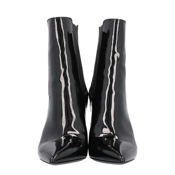 Giày Boot Nữ Yves Saint Laurent YSL Opyum Boots Màu Đen Size 35