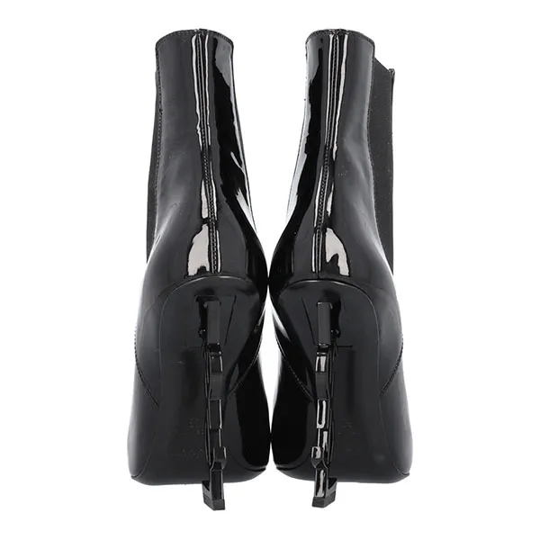 Giày Boot Nữ Yves Saint Laurent YSL Opyum Boots Màu Đen Size 35