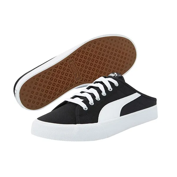 Giày Hở Gót Puma Bari Mule Black White 371318-01 Màu Đen Trắng Size 35.5