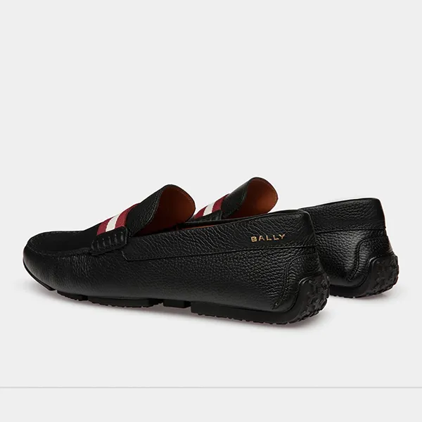 Giày Lười Nam Bally Pilot Driver Black 6306749 Màu Đen Size 9